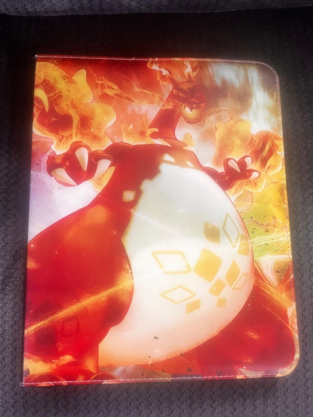 Pokemon Gigantamax Charizard 900-Card Binder Zip Sleeve Folder L 13" x W 10"